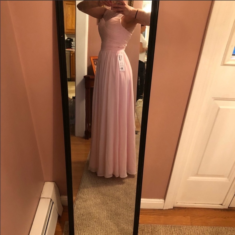 Azazie Aliyah blushing pink formal dress - Picture 5 of 6